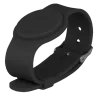 Pulsera de proximidad - ID por radiofrecuencia - MF pasivo | Color negro - Alta frecuencia 13.56 MHz - Correa ajustab...