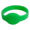 Pulsera de proximidad - ID por radiofrecuencia - MF pasivo | Color verde - Alta frecuencia 13.56 MHz - Diámetro 65 mm...