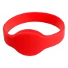 Pulsera de proximidad - ID por radiofrecuencia - MF pasivo | Color rojo - Alta frecuencia 13.56 MHz - Diámetro 65 mm ...