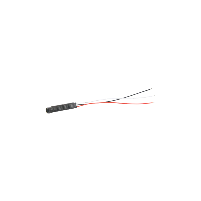 Micrófono externo - Conector en terminal por cable - Power + (Rojo), Power (Negro) - Audio (Blanco) - Alimentación DC... Micrófono externo - Conector en terminal por cable - Power + (Rojo), Power (Negro) - Audio (Blanco) - Alimentación DC...