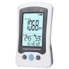 Medidor de CO2, temperatura y humedad - Con alarma visual y audible programable por el usuario - Registro de valor má...
