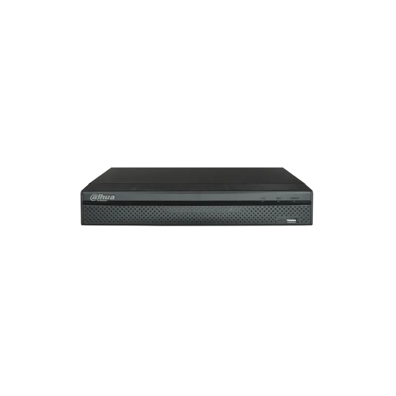 Grabador NVR para cámaras IP - 4 CH vídeo IP / 4 puertos PoE - Resolución máxima grabación 6 Mpx - Ancho de banda 80 ...