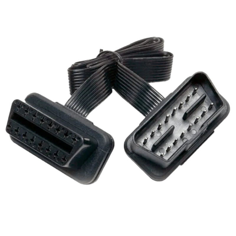 Cable extensor de OBD-II - Longitrud del cable de 0.7m - Compatible con dispositivos OBD-II