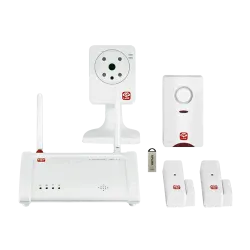 Kit de alarma doméstica Home8 - Conexión a internet / IP Cloud - Servicio solo bajo suscripción - Cámara IP / Verific...