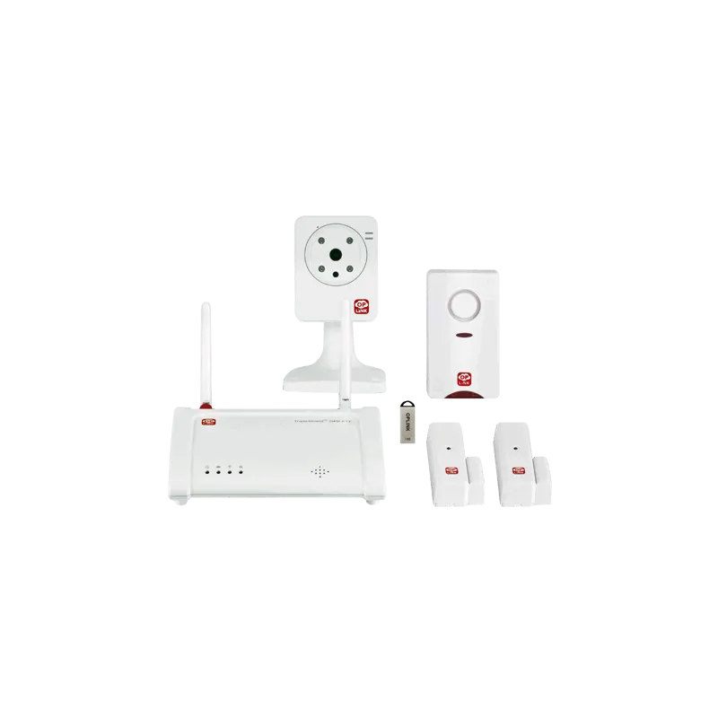 Kit de alarma doméstica Home8 - Conexión a internet / IP Cloud - Servicio solo bajo suscripción - Cámara IP / Verific...