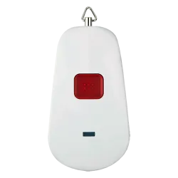 Botón de pánico Home8 - Autoinstalable por código QR - Inalámbrico 433 MHz - Alcance 15 m en interior - Resistente al...