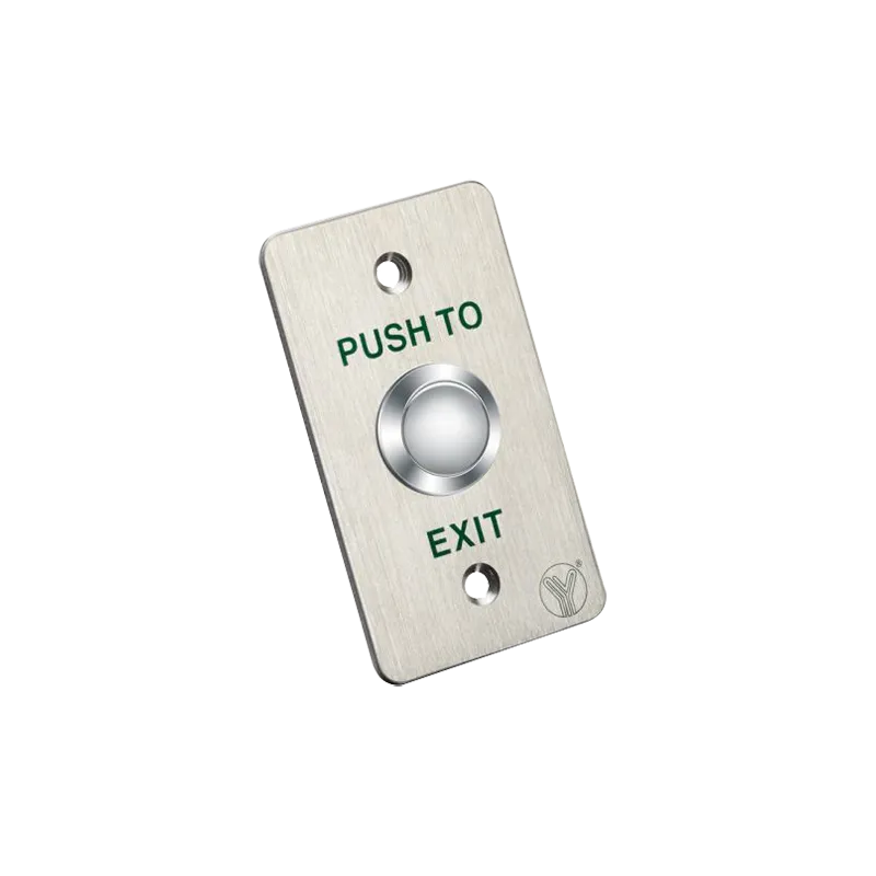 Pulsador de liberación de puerta - Uso profesional - Testado 500.000 usos - NO/NC/COM | Empotrado o superficie - Medi...