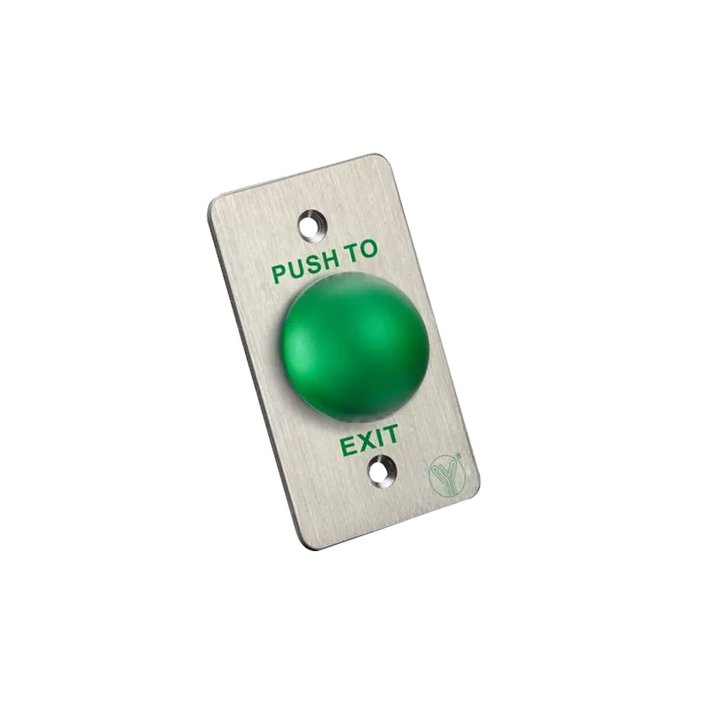 Pulsador de liberación de puerta - Tipo semiesfera - Testado 500.000 usos - NO/NC/COM | Empotrado o superficie - Medi...