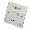 Botón de salida - Tipo piezoeléctrico - Apto para exterior IP68 - NO/COM | Empotrado o supeficie - Medidas 86 (Al) x ...