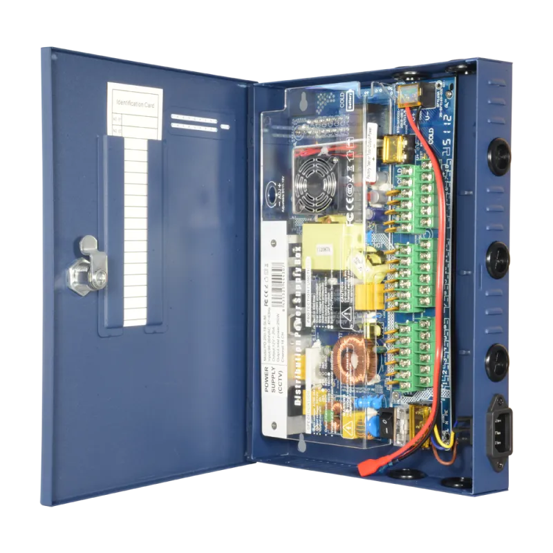 Caja de distribución de alimentación Slim - 1 entrada AC 220 V 5OHz - 18 salidas por par de cobre - Protección por fu... Caja de distribución de alimentación Slim - 1 entrada AC 220 V 5OHz - 18 salidas por par de cobre - Protección por fu...