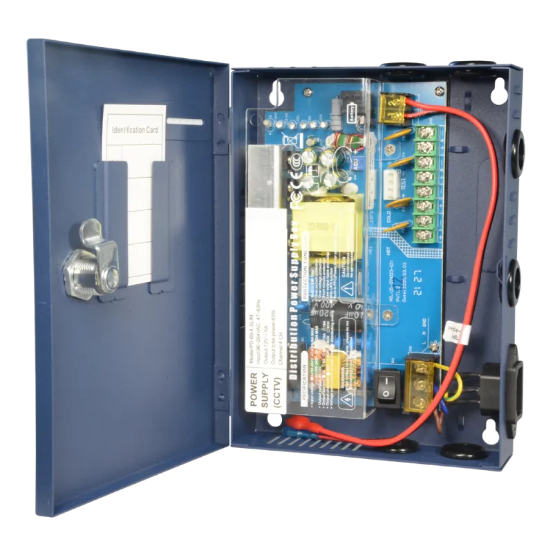 Caja de distribución de alimentación Slim - 1 entrada AC 220 V 5OHz - 4 salidas por par de cobre - Protección por fus... Caja de distribución de alimentación Slim - 1 entrada AC 220 V 5OHz - 4 salidas por par de cobre - Protección por fus...