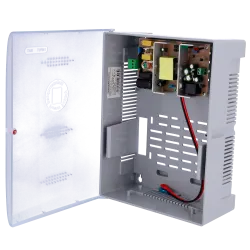 Caja de distribución de alimentación - 1 entrada AC 100-240 V 50/60 Hz - Tensión de salida DC 12V 5A - Caja de plás...
