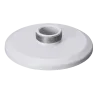 Soporte de techo - Apto para domos motorizadas - Fabricado en aluminio - 37 (Al) x 169 (Ø) mm - Pasador de cables