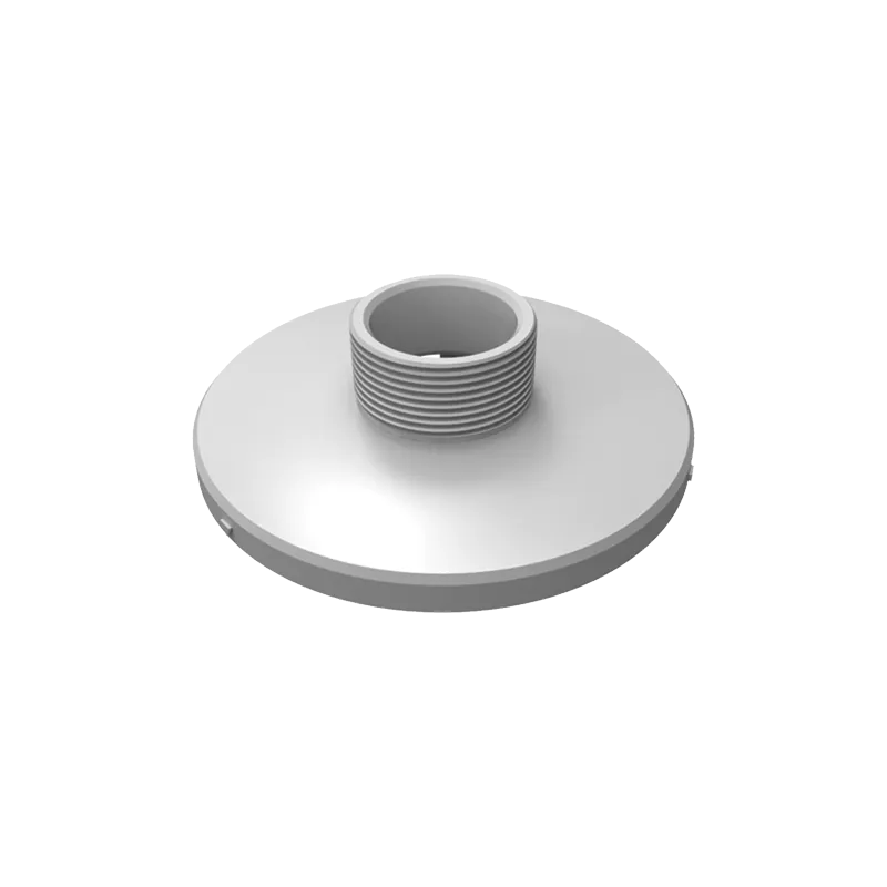 Soporte de techo - Apto para domos motorizadas - Fabricado en aluminio - 37 (Al) x 133 (Ø) mm - Pasador de cables