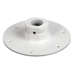 Soporte de techo - Apto para domos motorizadas - Fabricado en aluminio - 40 (Al) x 140 (Ø) mm - Pasador de cables