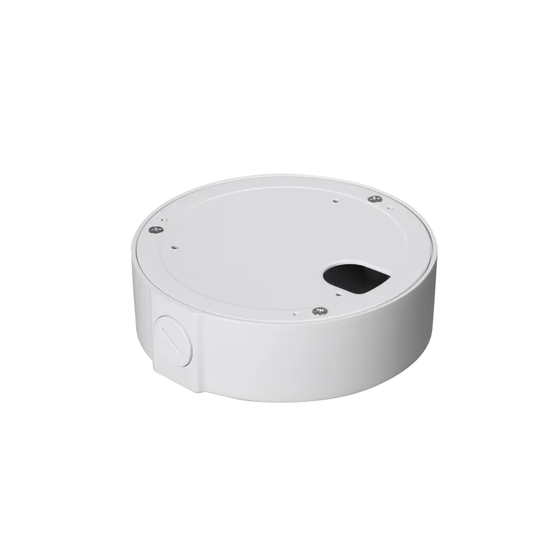 Caja de conexiones - Para cámaras domo - Apto para uso exterior - Instalación en techo o pared - Color blanco