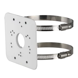 Soporte para mástiles/farolas - Para cámaras bullet o domos - Rango diámetro 80~150 mm - Apto para uso en exterior - ...