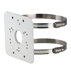 Soporte para mástiles/farolas - Para cámaras bullet o domos - Rango diámetro 80~150 mm - Apto para uso en exterior - ...