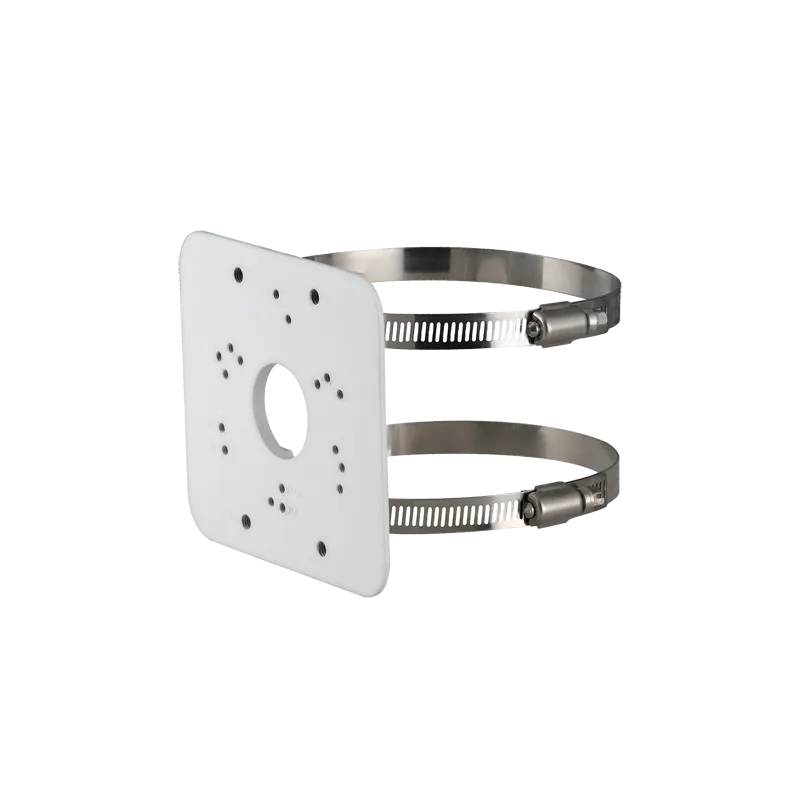 Soporte para mástiles/farolas - Para cámaras bullet o domos - Rango diámetro 80~150 mm - Apto para uso en exterior - ...