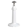 Soporte para cámara - Aluminio - Apto para uso en exterior - Instalación en techo o pared - Color blanco - 195 x 95 m...