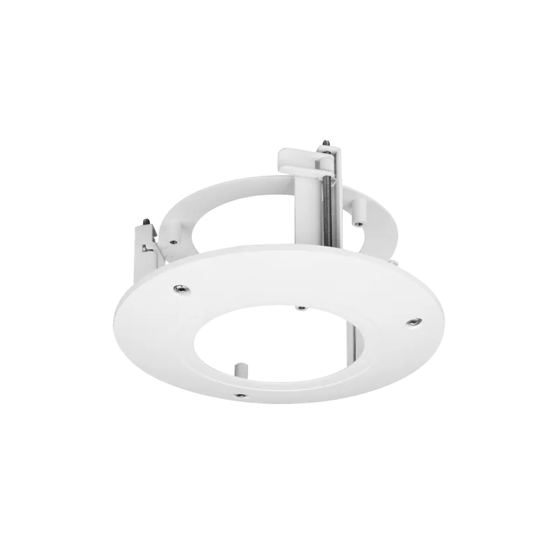 Soporte de encastre - Para cámaras domo - Apto para uso en exterior - Color blanco - Carga máxima 1.5Kg - SECC y PC