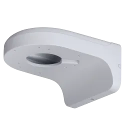 Soporte de pared - Para cámaras domo - Apto para uso en exterior - Color blanco - Carga máxima 1Kg - Pasador de cables