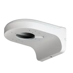 Soporte de pared - Para cámaras domo - Apto para uso en exterior - Color blanco - Carga máxima 1Kg - Pasador de cables