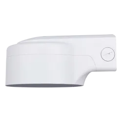 Soporte de pared - Para cámaras domo - Apto para uso en exterior - Color blanco - Carga máxima 3 Kg - Pasador de cables