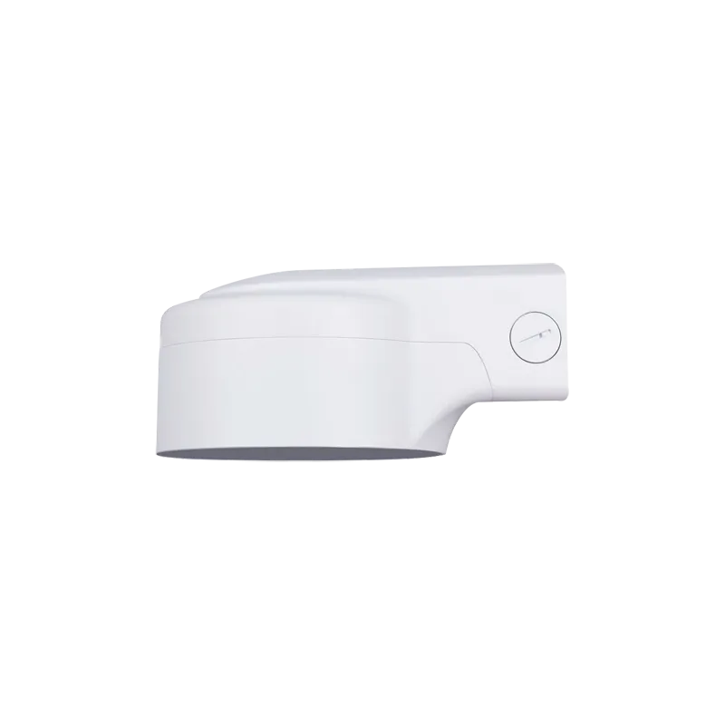 Soporte de pared - Para cámaras domo - Apto para uso en exterior - Color blanco - Carga máxima 3 Kg - Pasador de cables