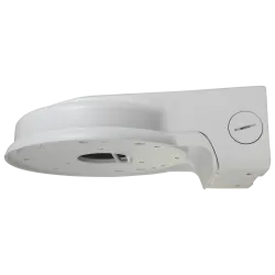 Soporte de pared - Para cámaras domo - Apto para uso en exterior - Color blanco - Carga máxima 3 Kg - Pasador de cables