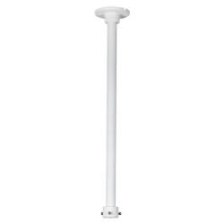 Soporte techo - Altura 767 mm - Apto para uso en exterior - Color blanco - Compatible con XSECURITY - Pasador de cables