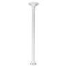 Soporte techo - Altura 767 mm - Apto para uso en exterior - Color blanco - Compatible con XSECURITY - Pasador de cables
