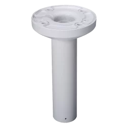 Soporte techo - Altura 240 mm - Apto para uso en exterior - Color blanco - Compatible con XSECURITY - Pasador de cables