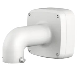Soporte de pared - Para cámaras domo - Apto para uso en exterior - Color blanco - Pasador de cable