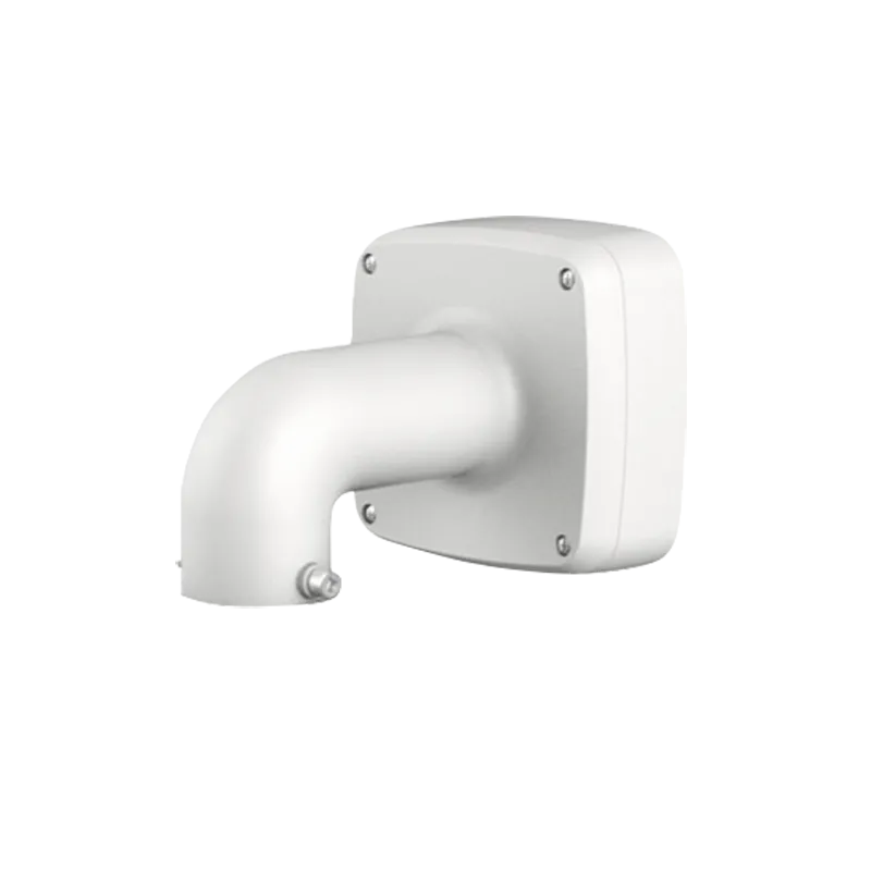 Soporte de pared - Para cámaras domo - Apto para uso en exterior - Color blanco - Pasador de cable