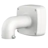 Soporte de pared - Para cámaras domo - Apto para uso en exterior - Color blanco - Pasador de cable