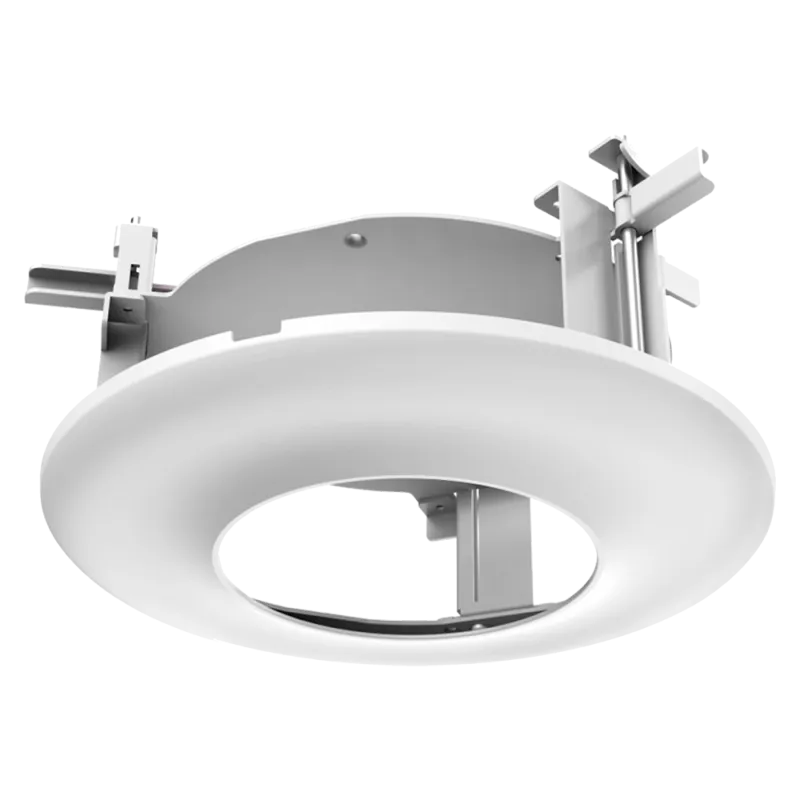 Soporte de encastre - Para cámaras domo - Apto para uso en exterior - Color blanco - Carga máxima 3Kg - SECC y PC