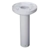 Soporte techo - Altura 240 mm - Apto para uso en exterior - Color blanco - Pasador de cables