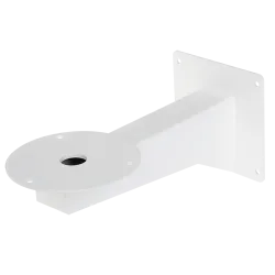 Soporte de pared - Para cámaras domo posicionadoras - Acero - Color blanco - Carga máxima 15 Kg - Pasador de cables
