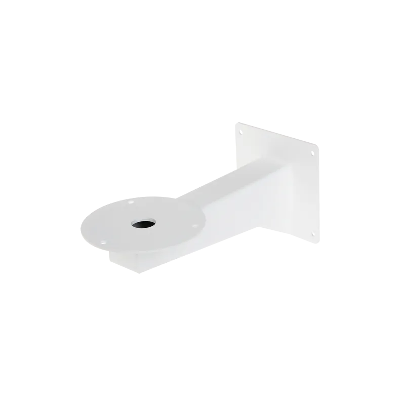 Soporte de pared - Para cámaras domo posicionadoras - Acero - Color blanco - Carga máxima 15 Kg - Pasador de cables