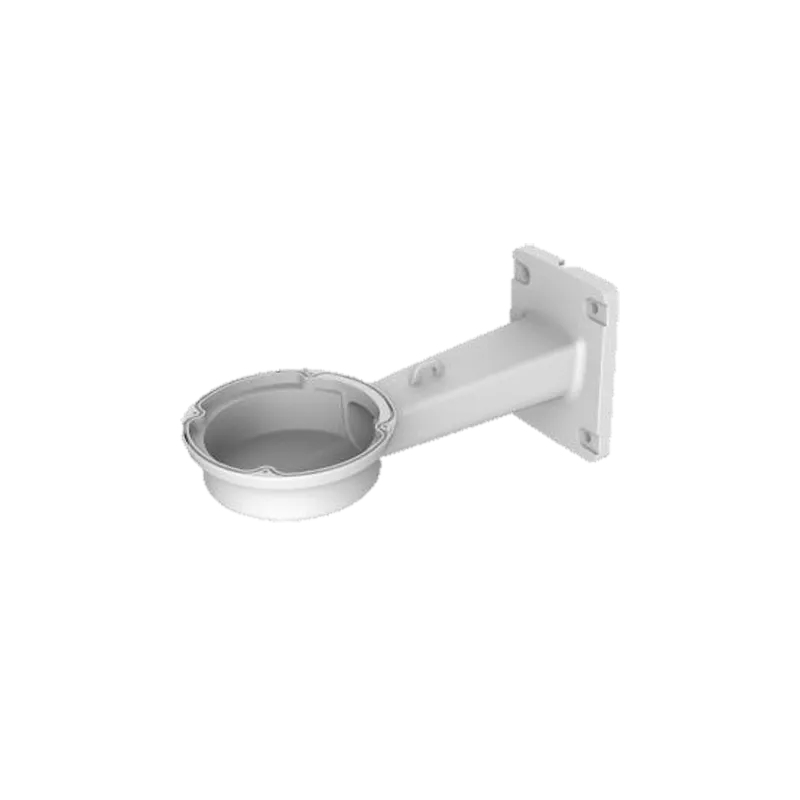 Soporte de pared - Para cámaras domo posicionadoras - Aluminio - Color blanco - Carga máxima 3.6 Kg - Pasador de cables