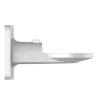 Soporte de pared - Para cámaras domo posicionadoras - Aluminio - Color blanco - Carga máxima 3.6 Kg - Pasador de cables
