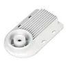 Adaptador para soporte de mástil - Para cámara posicionadora - Aluminio - Apto para uso en exterior - Color blanco - ...