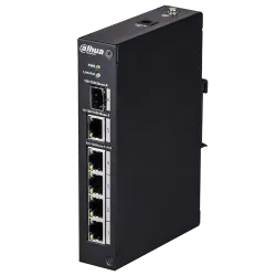 Switch ePoE Branded - 4 puertos PoE + 1 Uplink RJ45 - Velocidad 10/100 Mbps - Potencia máxima total 96 W - Soporta eP...