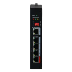Dahua - Extensor PoE - Permite ampliar el alcance de la alimentación POE - Velocidad 4x 10/100Mbps + 1x 10/100/1000M...