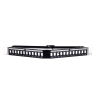 Patch panel angular vacío - 24 puertos FTP - Formato enrackable 1U - Sin electrónica - Barra para gestión de cables i...