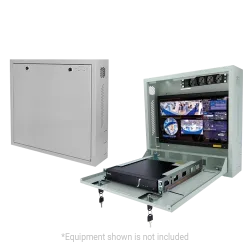 Caja de seguridad - Especial para instalación en pared - Formato vertical - 2 llaves y cerraduras - Entradas laterale...