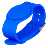 Pulsera de proximidad - ID por radiofrecuencia - EM pasivo | Color azul - Baja frecuencia 125 kHz - Correa ajustable ...