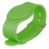 Pulsera de proximidad - ID por radiofrecuencia - EM pasivo | Color verde - Baja frecuencia 125 kHz - Correa ajustable...