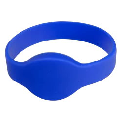 Pulsera de proximidad - ID por radiofrecuencia - EM pasivo | Color azul - Baja frecuencia 125 kHz - Diámetro 65 mm - ...